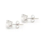Diamond Stud Earrings in 18ct White Gold