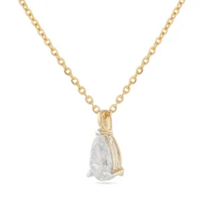 Lab Diamond 1.02ct Pear Cut Pendant