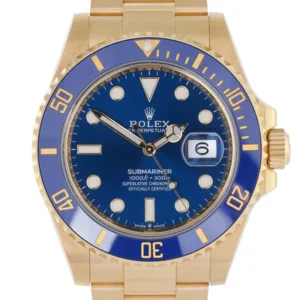 Rolex Submariner 18ct Yellow Gold Blusey